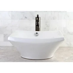 Outlet NS8410DKL Water Onyx Single Handle Vessel Sink Faucet with Anti-Slide Handle Sleeve Less Pop up and Plate in Black Nickel Vessel Faucets