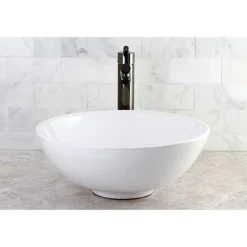 Outlet NS8410DKL Water Onyx Single Handle Vessel Sink Faucet with Anti-Slide Handle Sleeve Less Pop up and Plate in Black Nickel Vessel Faucets