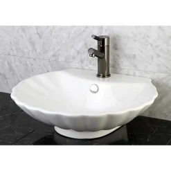 Discount NS8420DKL Water Onyx Single Handle Lavatory Faucet with Anti-Slide Handle Sleeve and Brass Pop up Drain in Black Nickel 4
