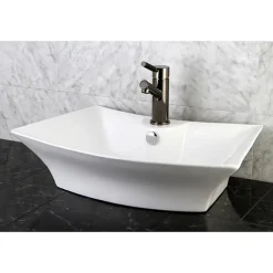 Discount NS8420DKL Water Onyx Single Handle Lavatory Faucet with Anti-Slide Handle Sleeve and Brass Pop up Drain in Black Nickel 4