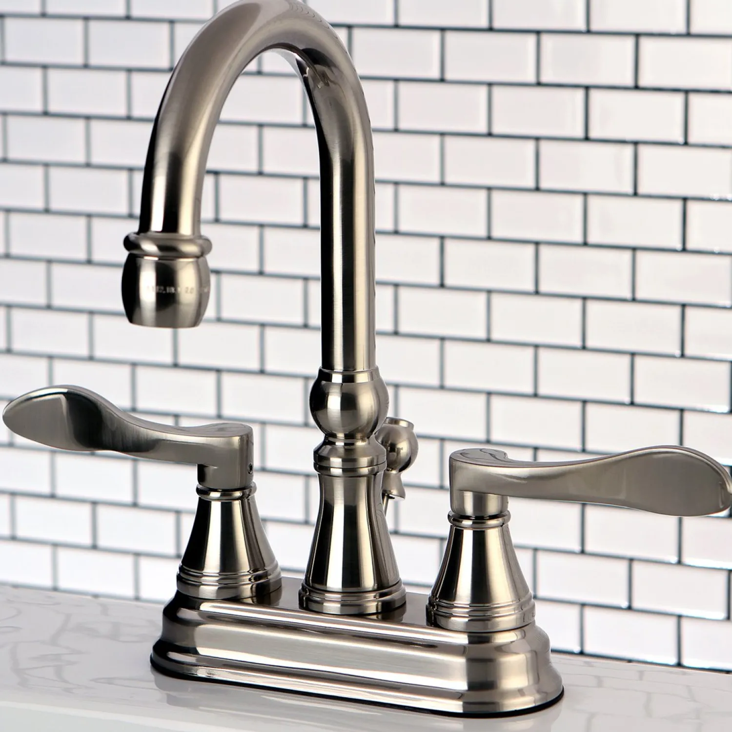 Online NuFrench 4-Inch Centerset Bathroom Faucet 4" Center Set