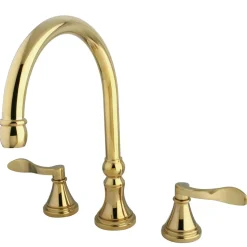 Clearance Nu French Two Handle Roman Tub Filler Tub Faucets