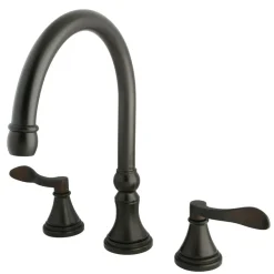 Clearance Nu French Two Handle Roman Tub Filler Tub Faucets