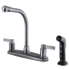 Online NuvoFusion 8" Center High-Arch Kitchen Faucet Faucets With Side Spray