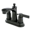 Outlet NuvoFusion 4" Centerset Deck Mount Bathroom Faucet 4" Center Set