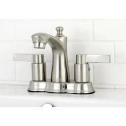 Sale NuvoFusion Deck Mount 4" Centerset Bathroom Faucet 4" Center Set