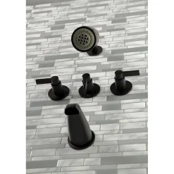 Discount NuvoFusion Three-Handle Tub and Shower Faucet Tub & Shower Sets|Tub Faucets