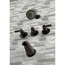 Discount NuvoFusion Three-Handle Tub and Shower Faucet Tub & Shower Sets|Tub Faucets