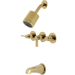 Discount NuvoFusion Three-Handle Tub and Shower Faucet Tub & Shower Sets|Tub Faucets
