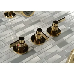Discount NuvoFusion Three-Handle Tub and Shower Faucet Tub & Shower Sets|Tub Faucets