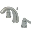 Discount NuvoFusion 8" to 16" Widespread Double Handle Lavatory Faucet with Brass Pop-up 8" Widespread