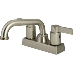 Outlet NuvoFusion Two Handle 4-inch Centerset Laundry Faucet 4" Center Set