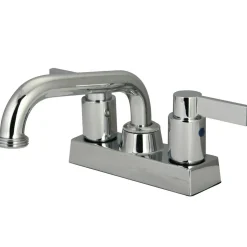 Outlet NuvoFusion Two Handle 4-inch Centerset Laundry Faucet 4" Center Set