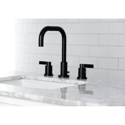 Outlet NuvoFusion Widespread Bathroom Faucet with Brass Pop-Up 8