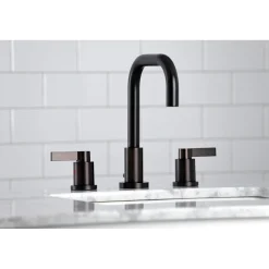 Outlet NuvoFusion Widespread Bathroom Faucet with Brass Pop-Up 8