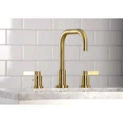 Outlet NuvoFusion Widespread Bathroom Faucet with Brass Pop-Up 8