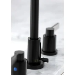 Outlet NuvoFusion Widespread Bathroom Faucet with Brass Pop-Up 8