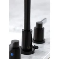 Outlet NuvoFusion Widespread Bathroom Faucet with Brass Pop-Up 8