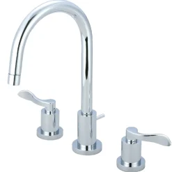 Hot NuWave Deck Mount 8-Inch Widespread Bathroom Faucet 8