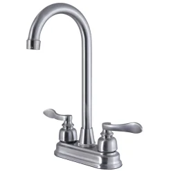 Hot NuWave French 4-Inch Centerset High-Arch Bar Faucet Bar Faucets