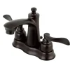 Outlet NuWave French 4-Inch Centerset Deck Mount Bathroom Faucet 4" Center Set