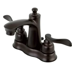 Outlet NuWave French 4-Inch Centerset Deck Mount Bathroom Faucet 4" Center Set