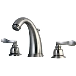 New NuWave French Widespread Lavatory Faucet with ABS/Brass Pop-up Tub Faucets