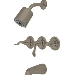 Hot NuWave French Tub and Shower Faucet with Three Handle Tub & Shower Sets