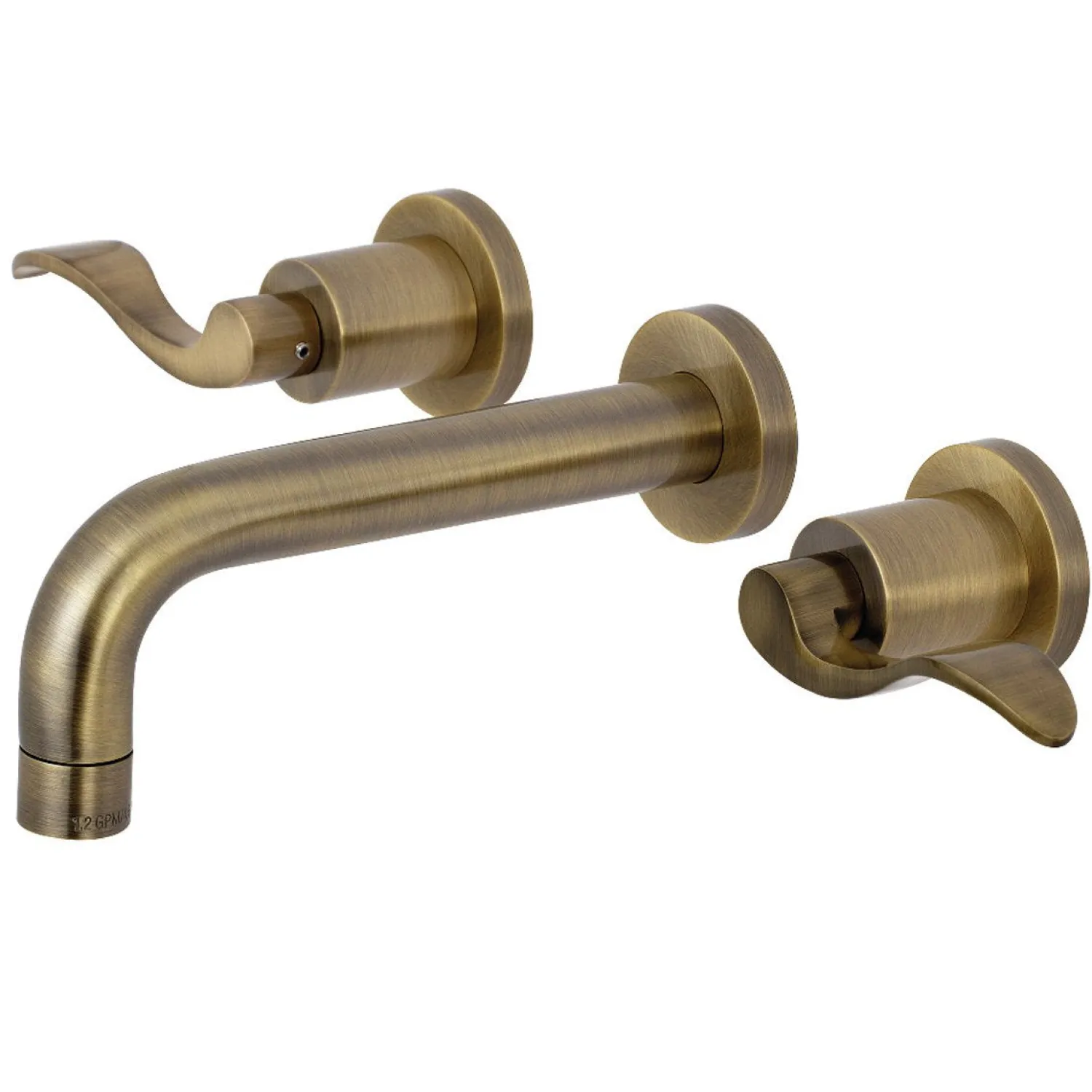 Online NuWave 2-Handle Wall Mount Bathroom Faucet Wall Mount