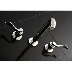 Hot NuWave 2-Handle Wall Mount Roman Tub Faucet Tub Faucets