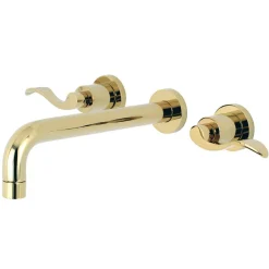 Hot NuWave 2-Handle Wall Mount Roman Tub Faucet Tub Faucets