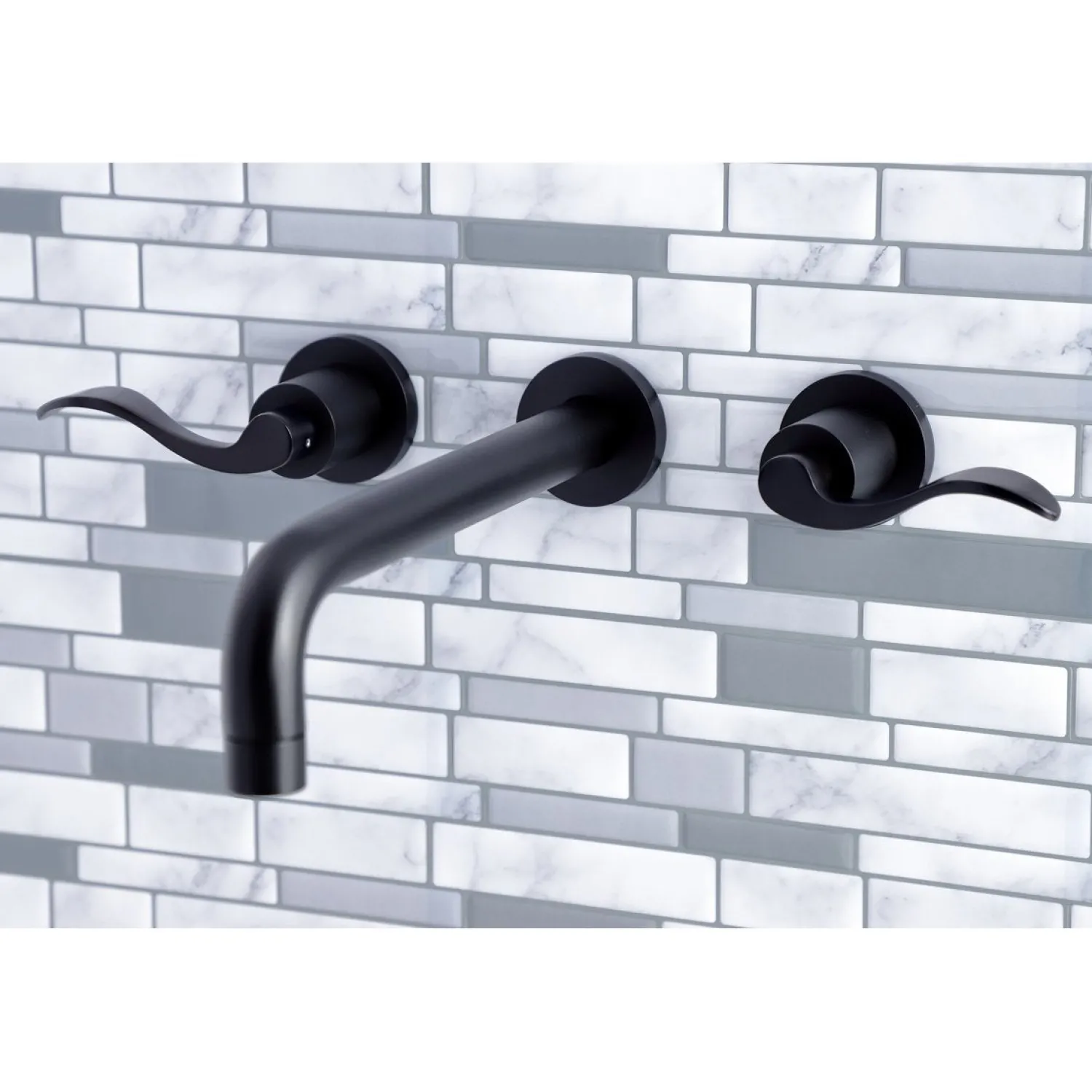 Hot NuWave 2-Handle Wall Mount Roman Tub Faucet Tub Faucets