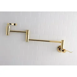 Sale NuWave Wall Mount Pot Filler Kitchen Faucet Wall Mounted Kitchen Faucets|Single Hole