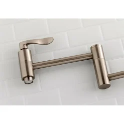 Sale NuWave Wall Mount Pot Filler Kitchen Faucet Wall Mounted Kitchen Faucets|Single Hole
