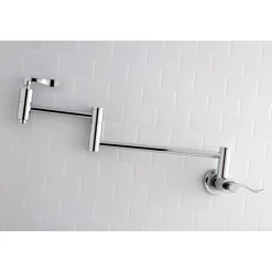 Sale NuWave Wall Mount Pot Filler Kitchen Faucet Wall Mounted Kitchen Faucets|Single Hole