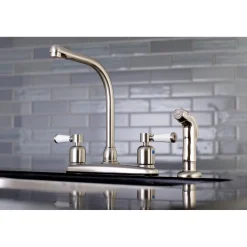 Online Paris Centerset Kitchen Faucet Faucets With Side Spray