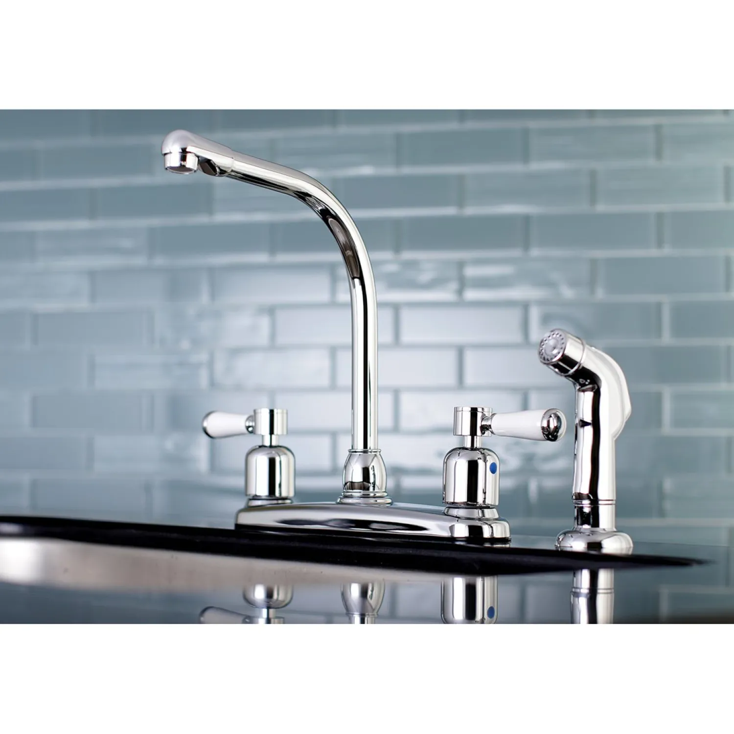 Online Paris Centerset Kitchen Faucet Faucets With Side Spray