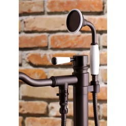Paris Freestanding Tub Faucet with Hand Shower and Single Handle Free Standing Tub Fillers|Tub Faucets