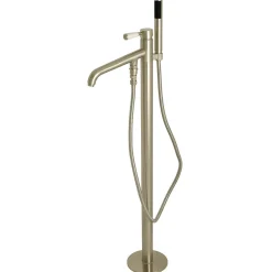 Hot Paris Single Hole Single Handle Freestanding Tub Faucet with Hand Shower Free Standing Tub Fillers|Tub Faucets