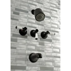 Clearance Paris Three-Handle Tub and Shower Faucet Tub & Shower Sets|Tub Faucets