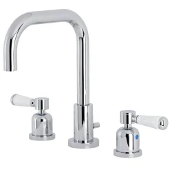 Discount Paris Widespread Bathroom Faucet with Brass Pop-Up 8