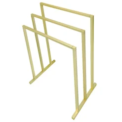 Online Pedestal 3-Tier Steel Construction Towel Rack Free-Standing Towel Racks