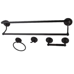 Discount 4-Piece Bathroom Accessories Set in Oil Rubbed Bronze Accessory Packages
