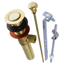 Pop-Up Drain with Overflow Sink Drains|Overflow Bathroom Sink Drains