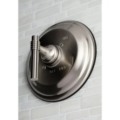 Best Pressure Balance Valve Trim Only Without Shower and Tub Spout in Brushed Nickel Tub & Shower Sets