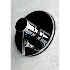 Best Pressure Balance Valve Trim Only Without Shower and Tub Spout in Polished Chrome in Polished Chrome Tub & Shower Sets