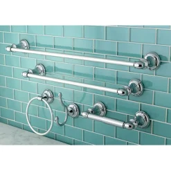 Outlet Provence Collection 5-Piece Towel Bar Bath Hardware Set Towel Rings|Accessory Packages