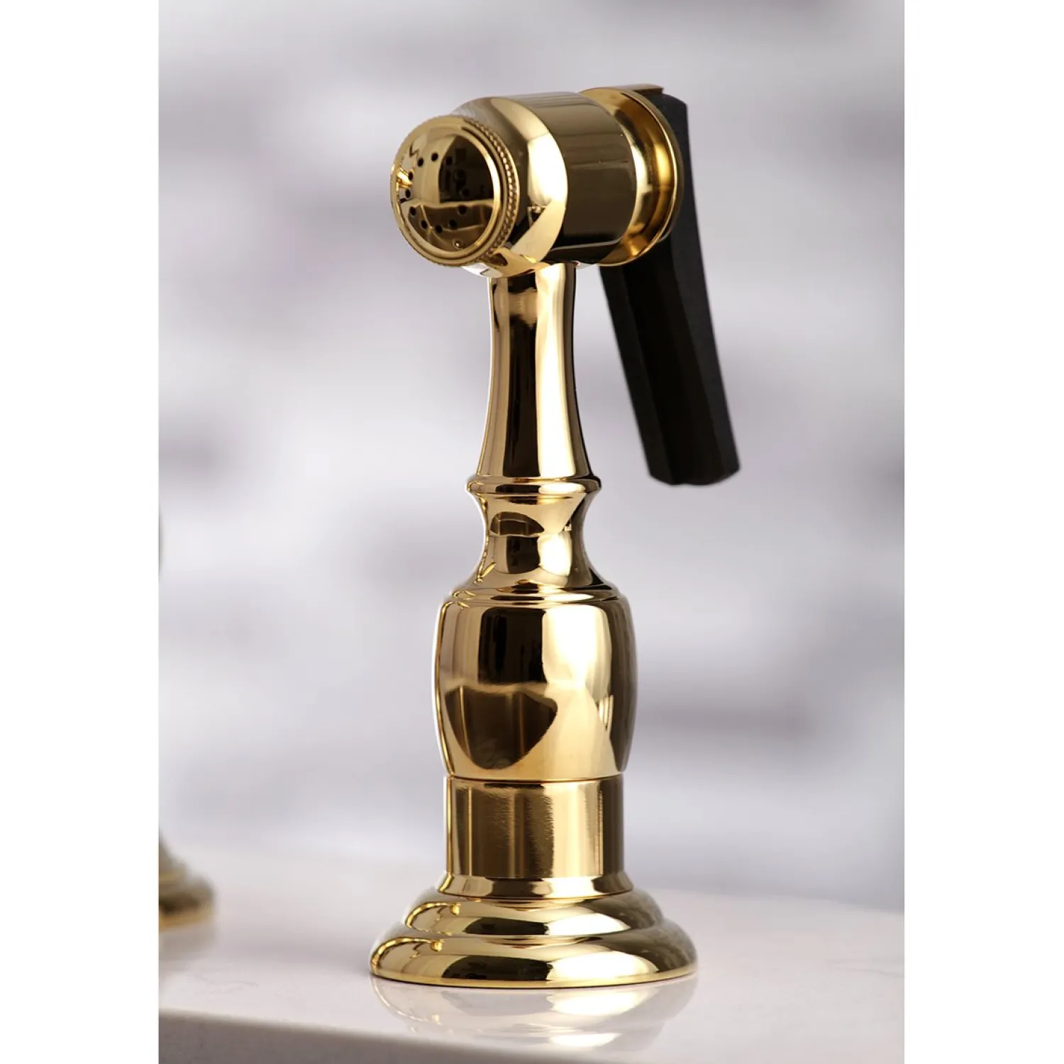 Hot Restoration 8" Bridge Kitchen Faucet with Sprayer Faucets With Side Spray|Bridge Faucets