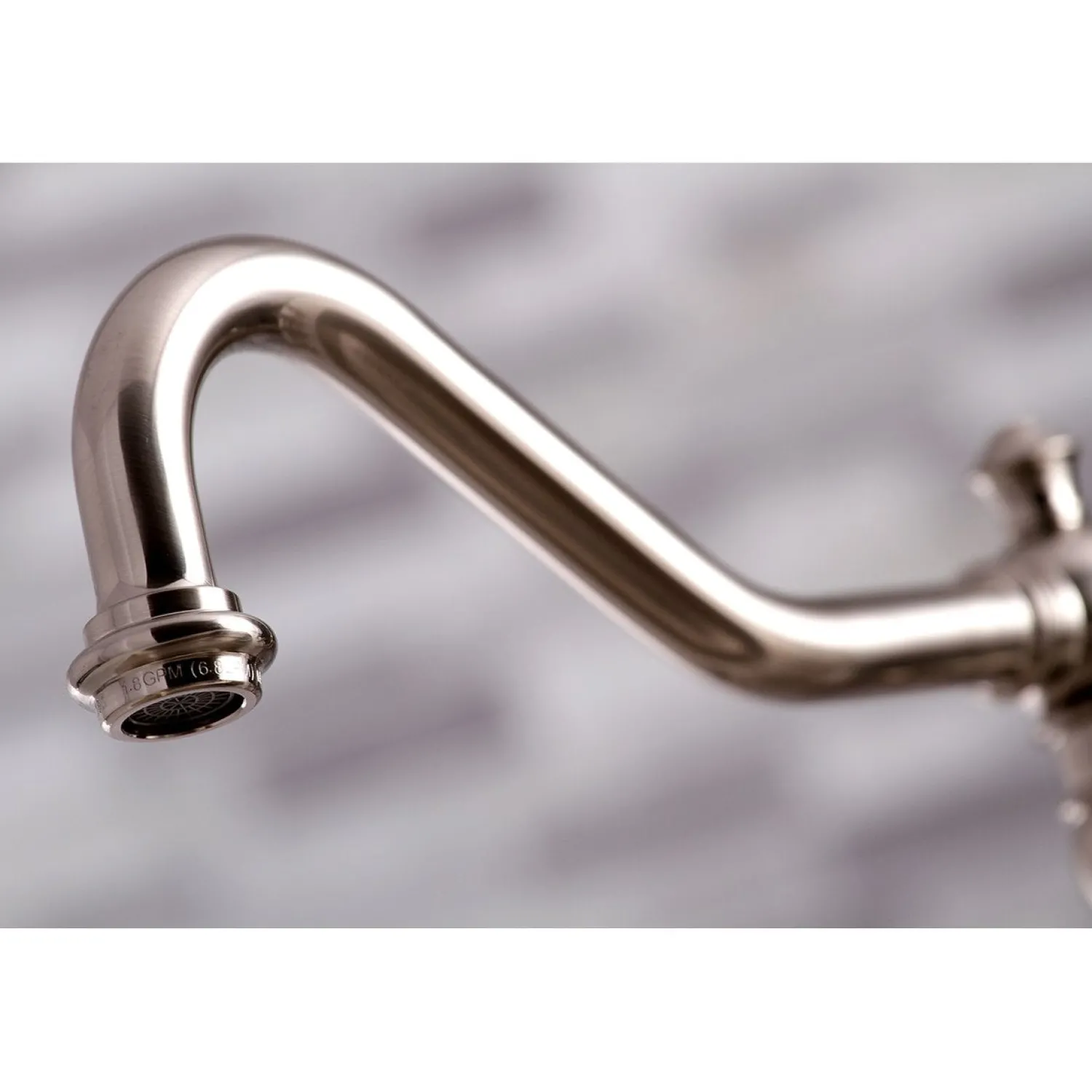 Hot Restoration 8" Bridge Kitchen Faucet with Sprayer Faucets With Side Spray|Bridge Faucets