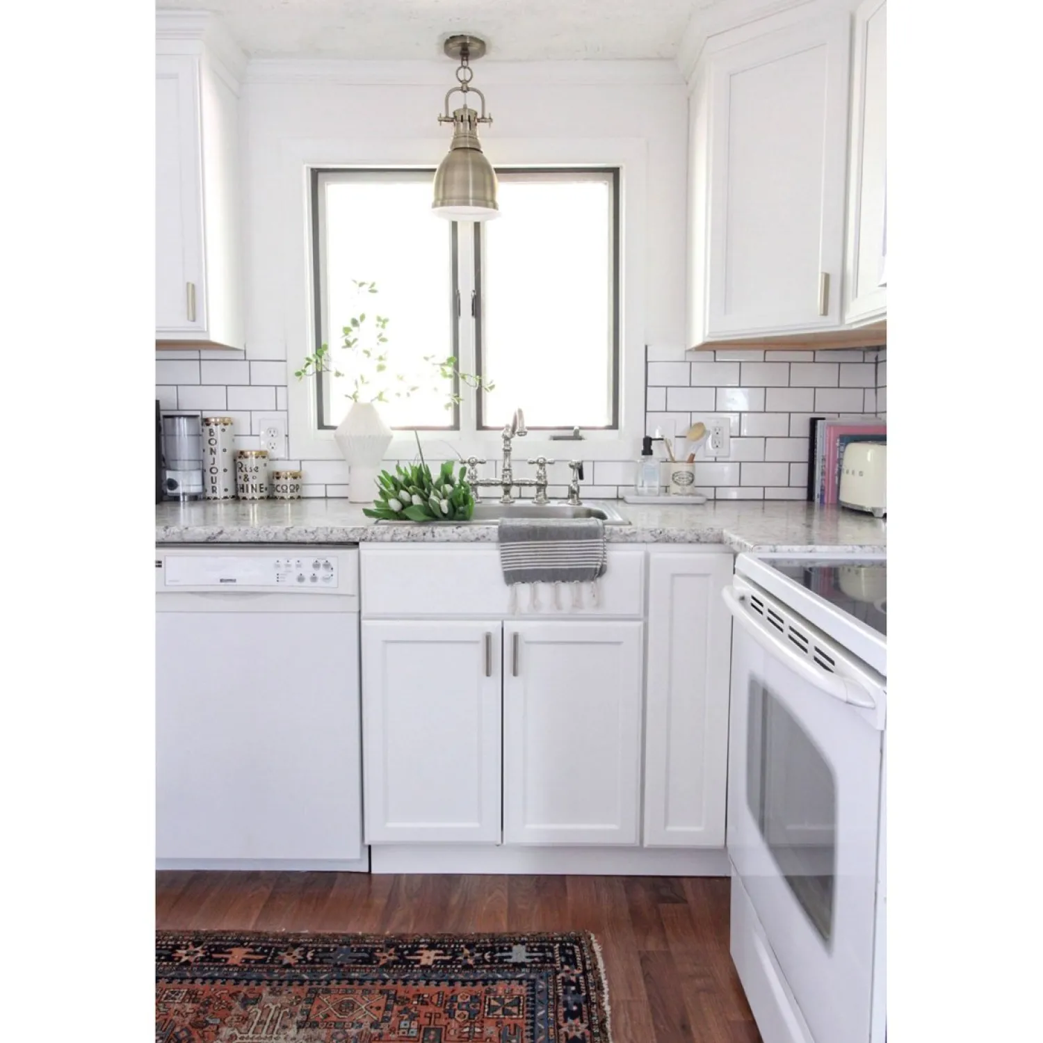 Hot Restoration 8" Bridge Kitchen Faucet with Sprayer Faucets With Side Spray|Bridge Faucets
